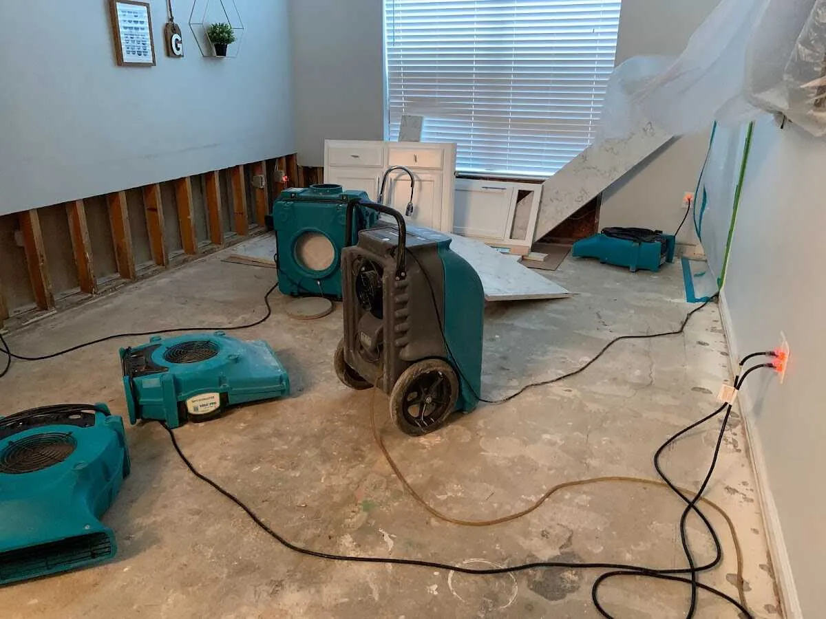 Dehumidifier in flood-cut room for Water Extraction & Removal in Wappinger
